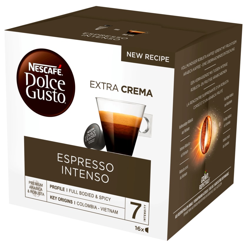 Nescafé Dolce Gusto Espresso Intenso 112g, 16 Kapseln